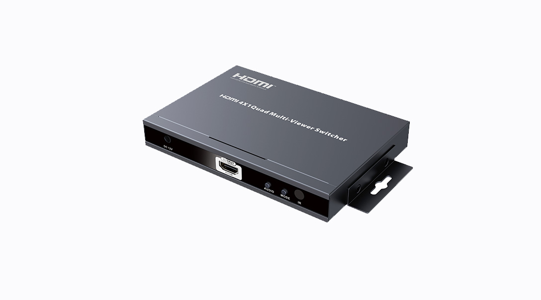 Visor 4K Multi HDMI Quad 4 en 1 de salida, conmutador 4 puertos sin fisuras  IR compatible con 4K @ 60Hz 1080P para PS4/PC/DVD/cámara de seguridad :  : Electrónicos